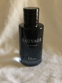 Dior Sauvage Eau de Parfum Spray Fragrance 100 ml / 3.4 fl oz (NO BOX) AUTHENTIC. Please read