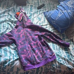 Purple Bape Hoodie 