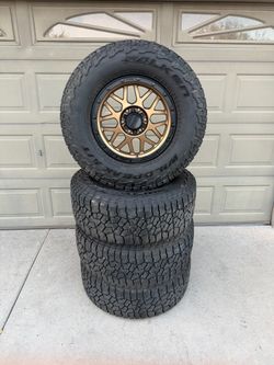 KMC grenades with  falcon tires