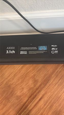 A3000 3.1 Sony sound bar like new