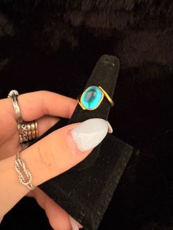 18k rainbow moonstone cabochon ring