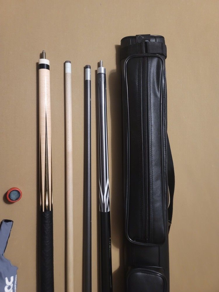 Players Cue G3384 With Break Cue And Case