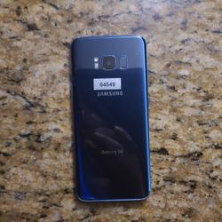Dark Blue Samsung S8 Phone