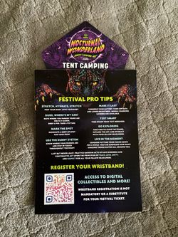 Tent Camping Pass Nocturnal Wonderland 2026