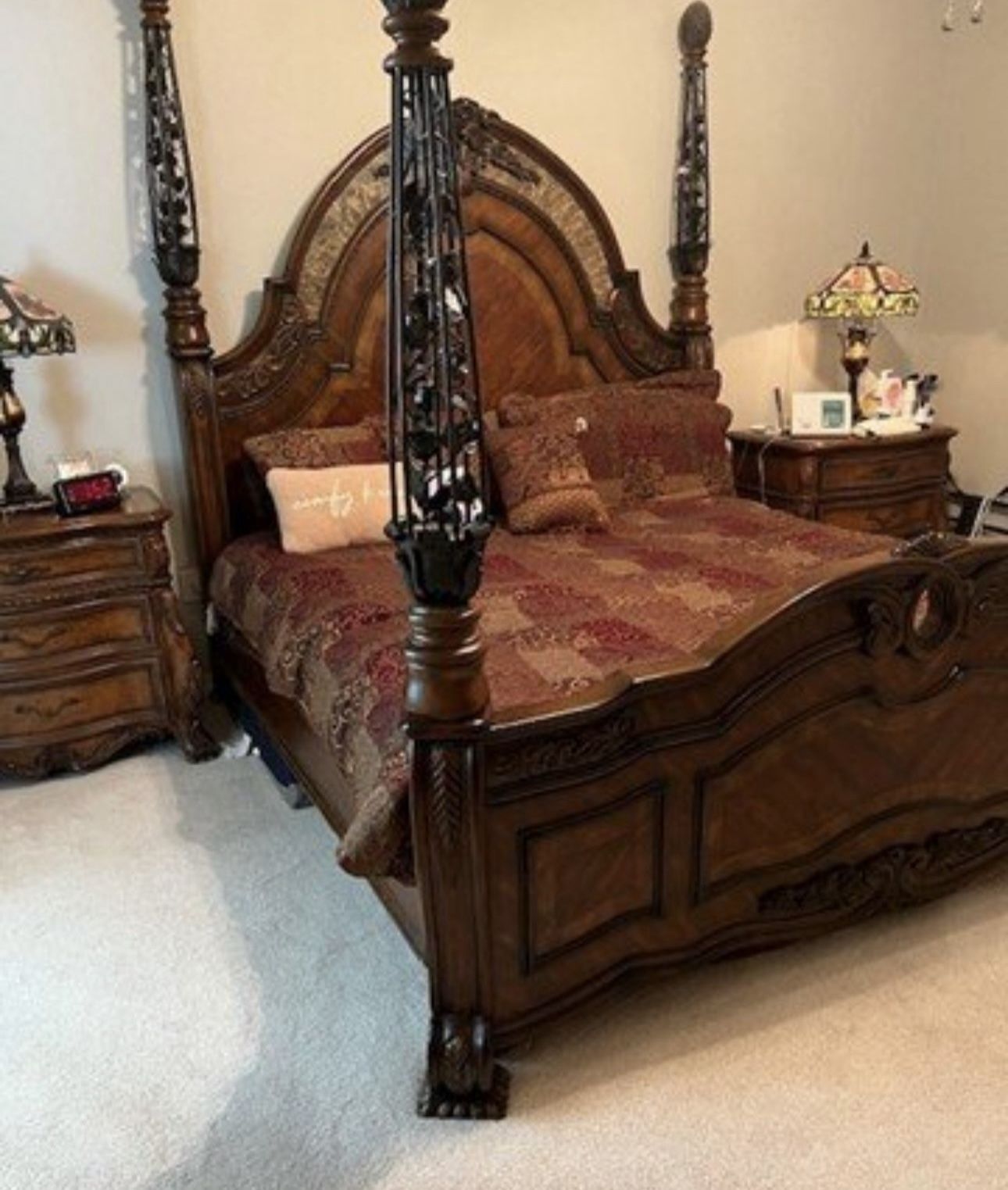 Tracy Has! A King Size Bedroom Set, by Michael Amini / Aico “ Oppulente “