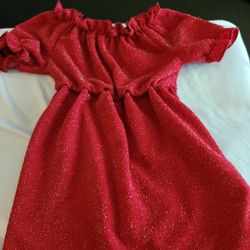 BRAND NEW WITH TAG GIRLS RED DRESS