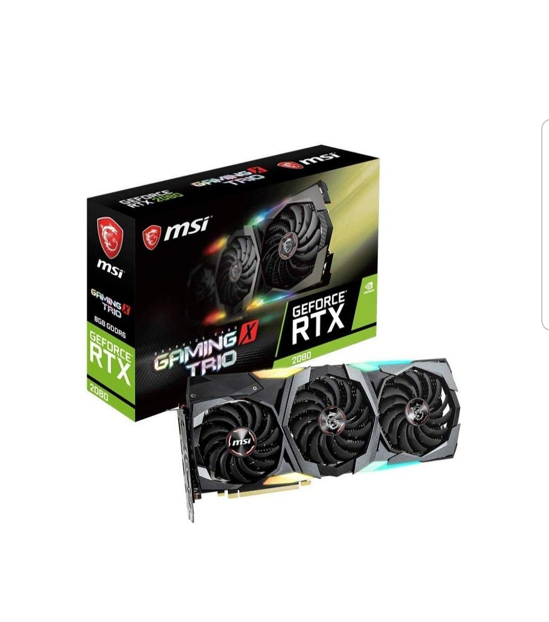 New MSI RTX 2080 gaming x trio