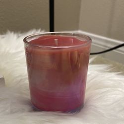Peppermint Marble Swirl Candle