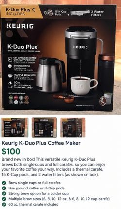 Keurig K-Duo Plus Coffee Maker - New in Box