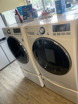 LG Front Load Washer And Dryer Set