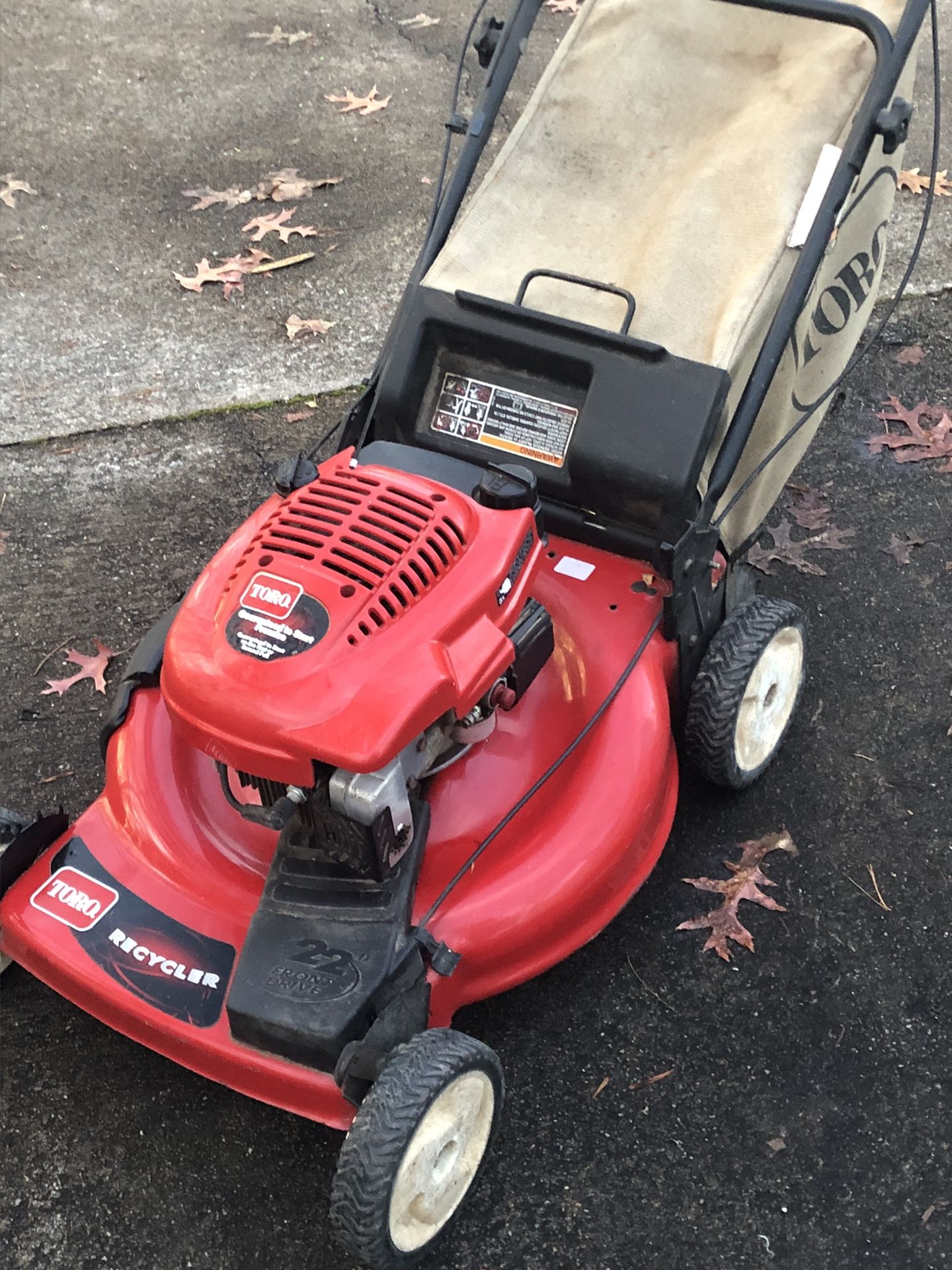 Sale Pending On It . Mower Toro Self Propelled