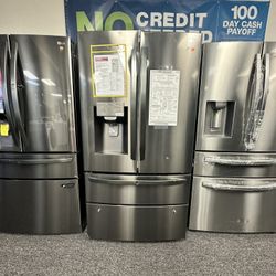 New Lg Four Door Refrigerator 