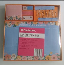 Stationery Set  ( Flower Trimming )