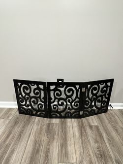PET GATE - 3 PANEL - BLACK