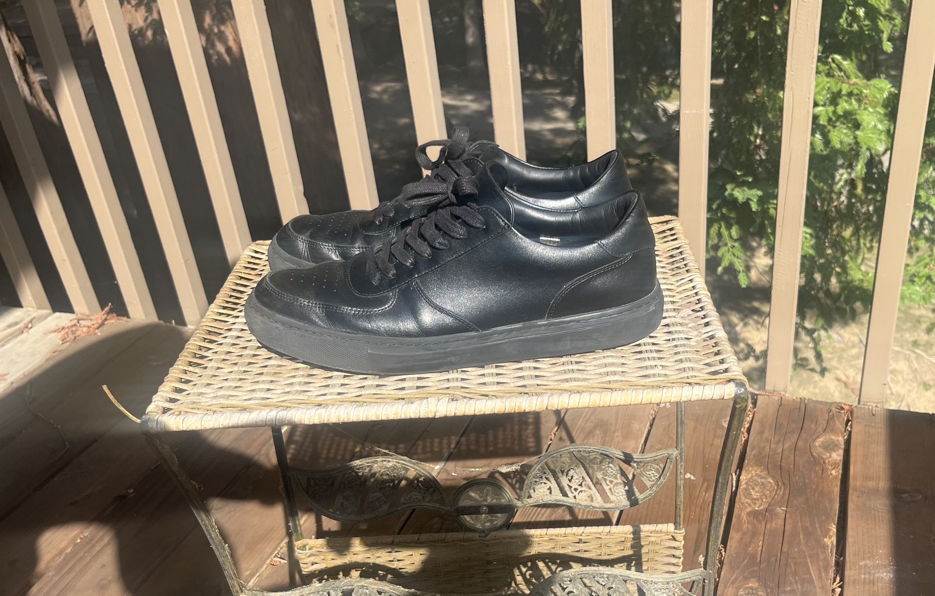 🔥 Thursday Boots Jet Black Court – Size 11.5 | Clean, Premium Style