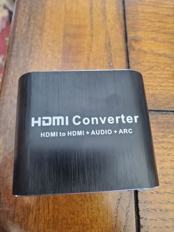 HDMI Audio Extractor, 4K@60Hz HDMI to HDMI + Optical Toslink SPDIF + 3.5mm AUX
