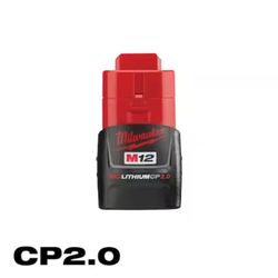 MILWAUKEE M12 12-Volt Lithium-Ion 2.0 Ah Compact Battery Pack(Model:48-11-2420)