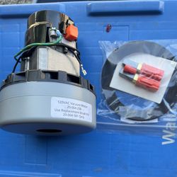 120VAC Vacuum Motor 20-064-258 Use Replacement Brush Kit 20-064-581 Only