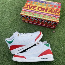 Jordan 3 Retro “El Vuelo Summit White” (M)