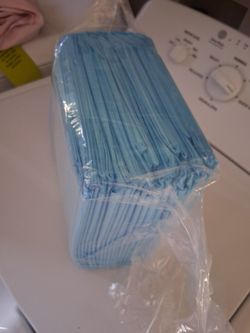 Large puppy pads 40 in bag at 10 dlls