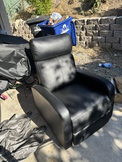 Black Recliner, Black Couch, Black Sofa