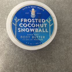 Bath & Body Works Frosted Coconut Snowball Super Soft Body Butter