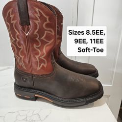 Ariat Soft Toe Work Boots Size 8.5, 9, 11