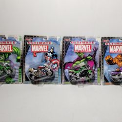 Maisto Ultimate Marvel Motorcycle Collection Series#1 2002 (SOLD AS A SET)