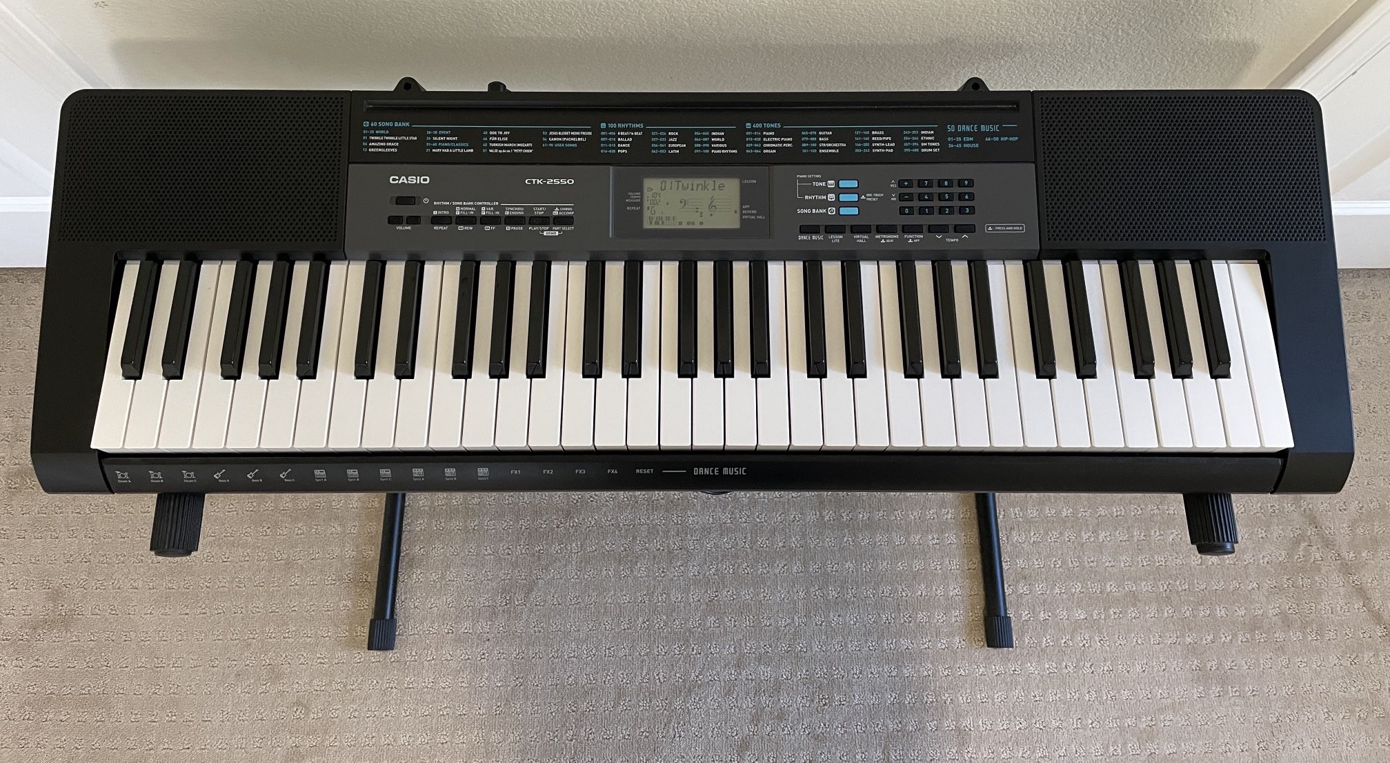 Touch Casio Ctx 2550 Portable Keyboard Keyboard Ctk 2550 Specs