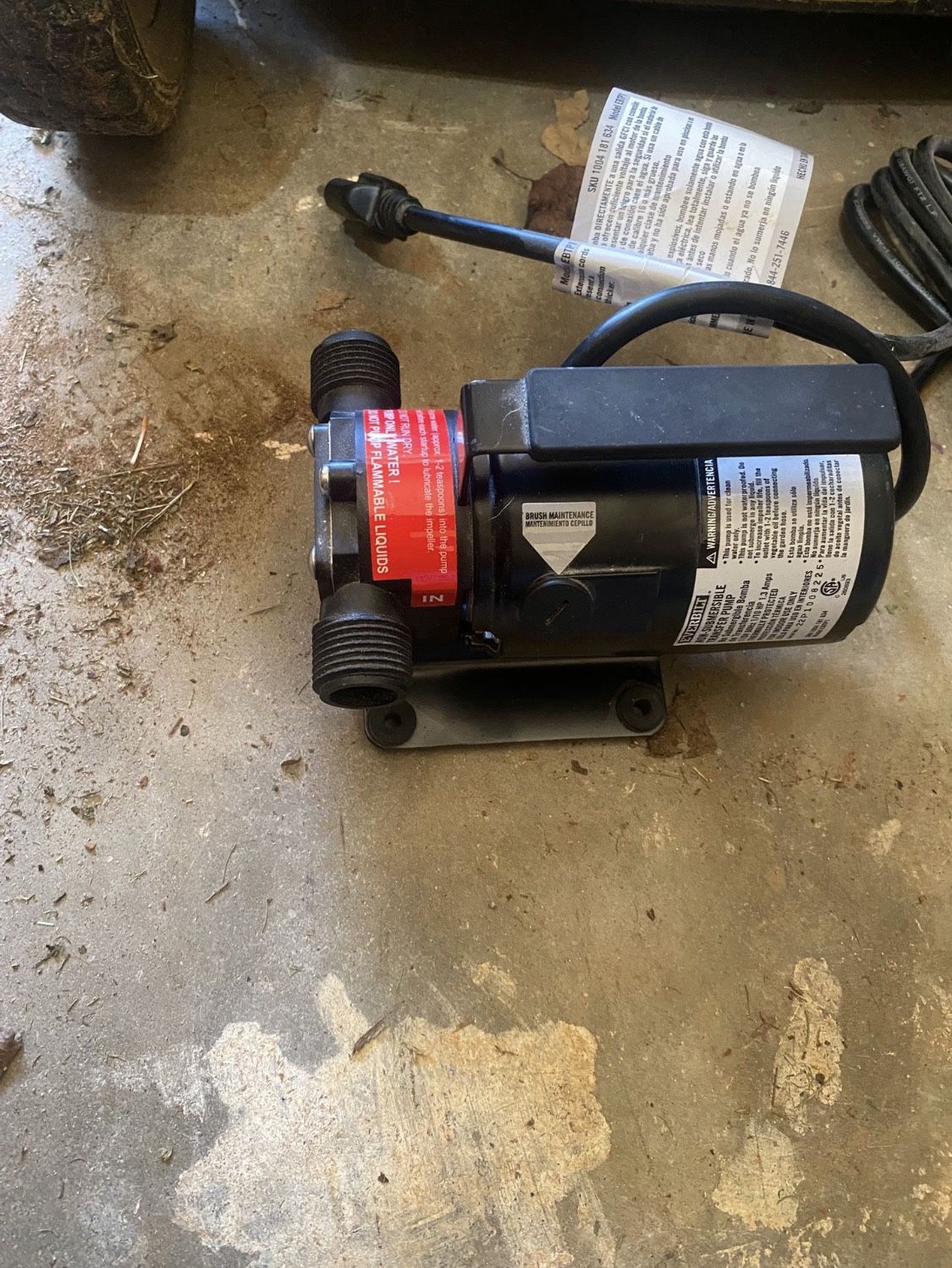 Everbilt EBTP1 1/10 HP Non-Submersible Self-Priming Transfer Pump