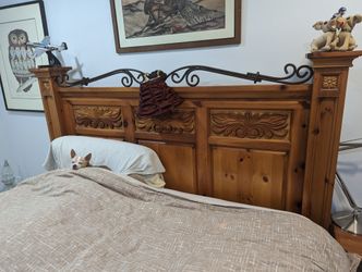 King Size Bed Frame And Storage Chest