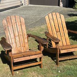 Wood Adirondack Chairs