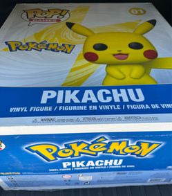 Pokémon - Pikachu (18 Inch) Funko Pop! 01 Vinyl Figure!! HUGE PIKACHU Gift Idea