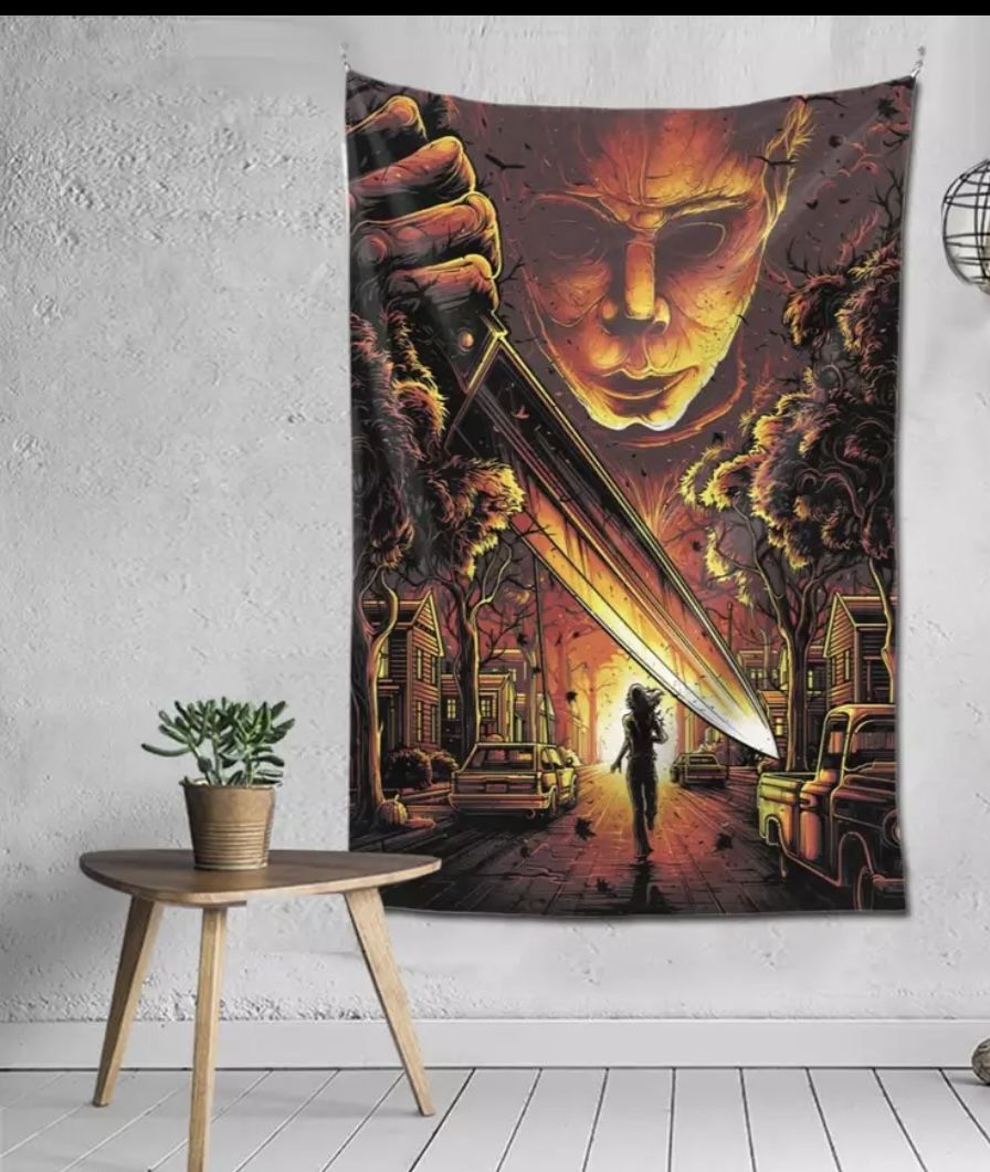 Printed Tapestry Michael Myers 