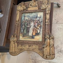 Judaic Framed Jewish Wedding Chuppah 4D Artini