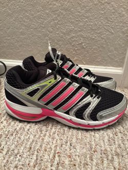 Adidas Adistar Control 5 Core Black Lucid Pink Silver Metallic ‼️Size 10M‼️