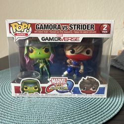 VAULTED Gamora Strider Funko Pop 2-Pack Marvel vs. Capcom Gamerverse Infinite