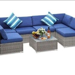 7 piece patio furniture set outdoor patio furniture set outdoor furniture 🆕🚛🚎✈️🚚🆕