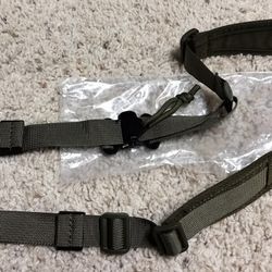 Tactical Rifle Sling Ferro Style Slingster Two Point Quick Pull Tab Camo/ new