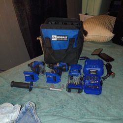 Drill Set With It's Bag 