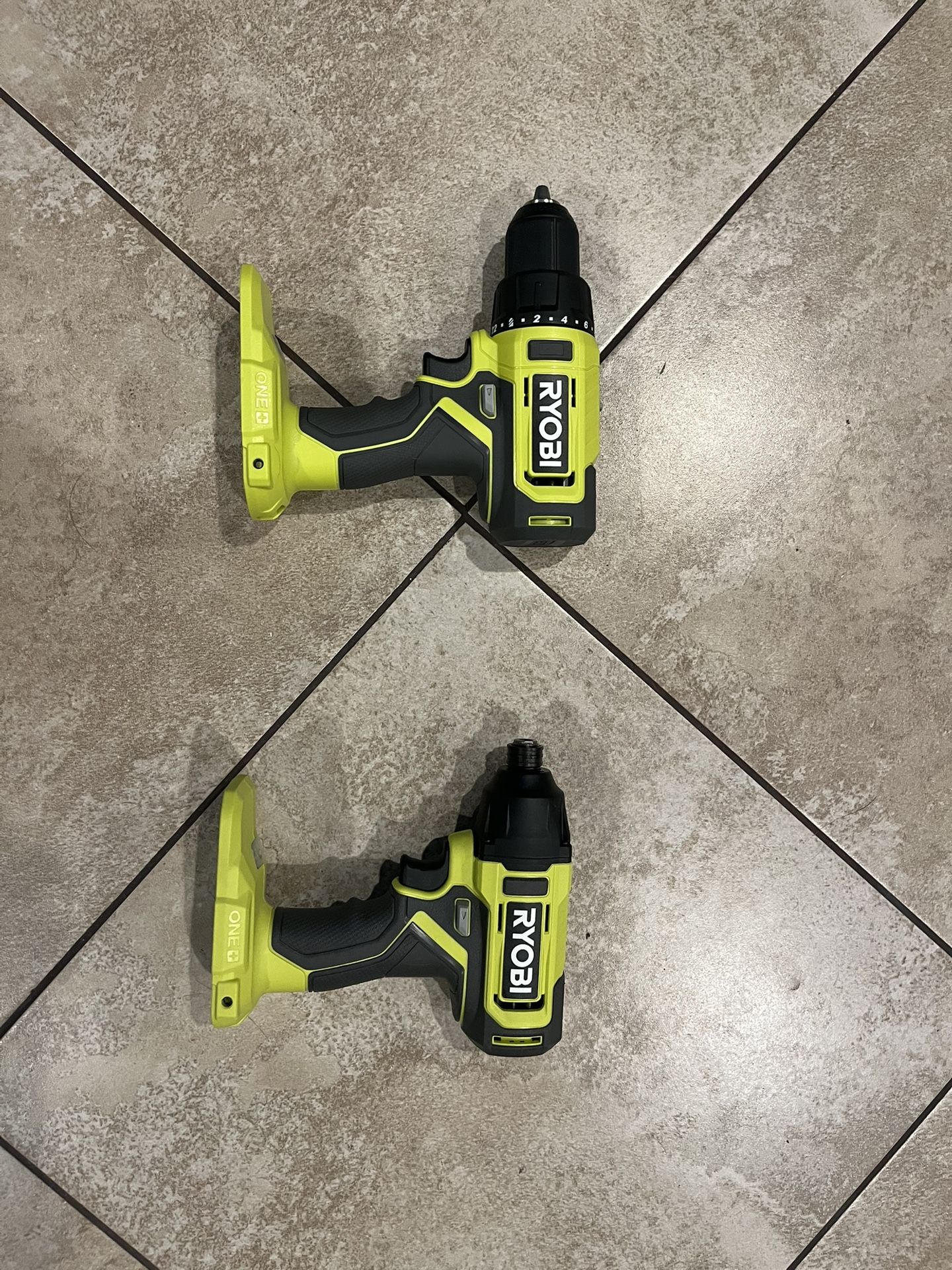 Two Ryobi Drills Out Of Box