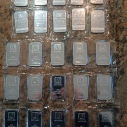 1 Oz Silver .999 Bars