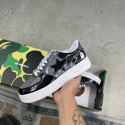 BAPESTA ICON GREY/BLACK