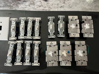Toggle Switches (Dimmable) and Wall Plate Assortment