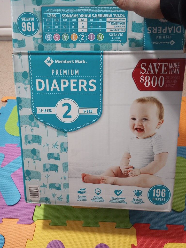 Diapers Free Size 2