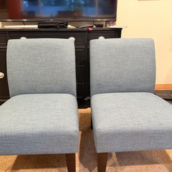 Set of slipper chairs