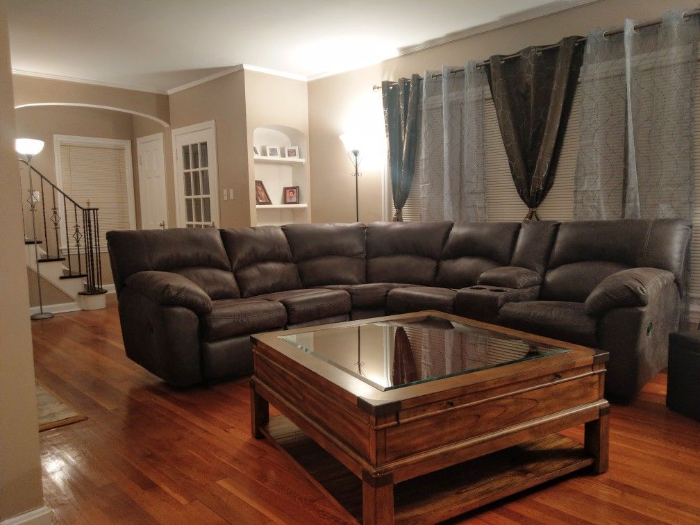 Sectional And Coffee Table