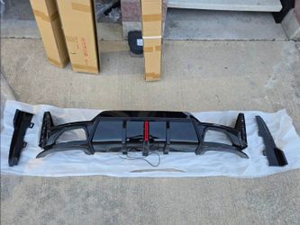 BMW G20 LCI 330I M340I GLOSS BLACK DIFFUSER WITH LIGHT