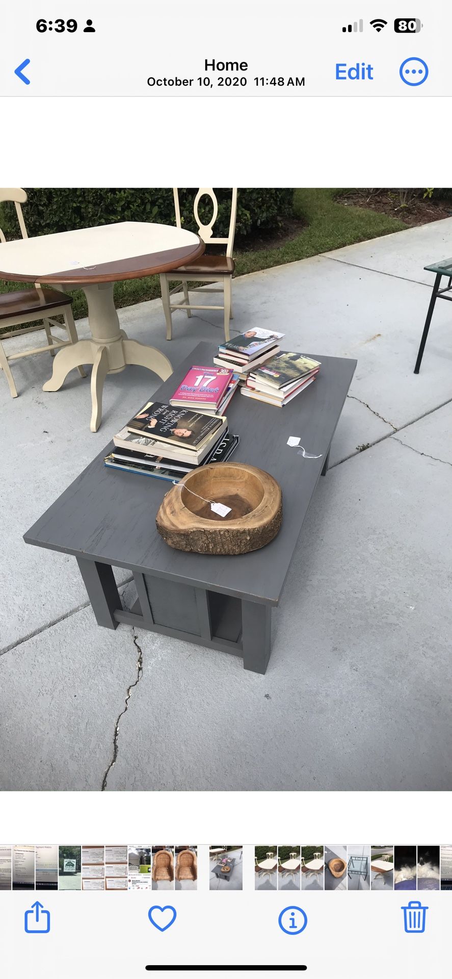 Solid Wood Coffee Table