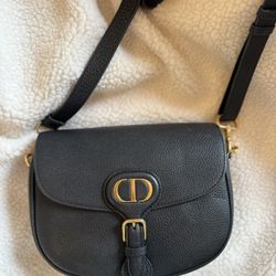 Dior Bobby Black Leather Bag
